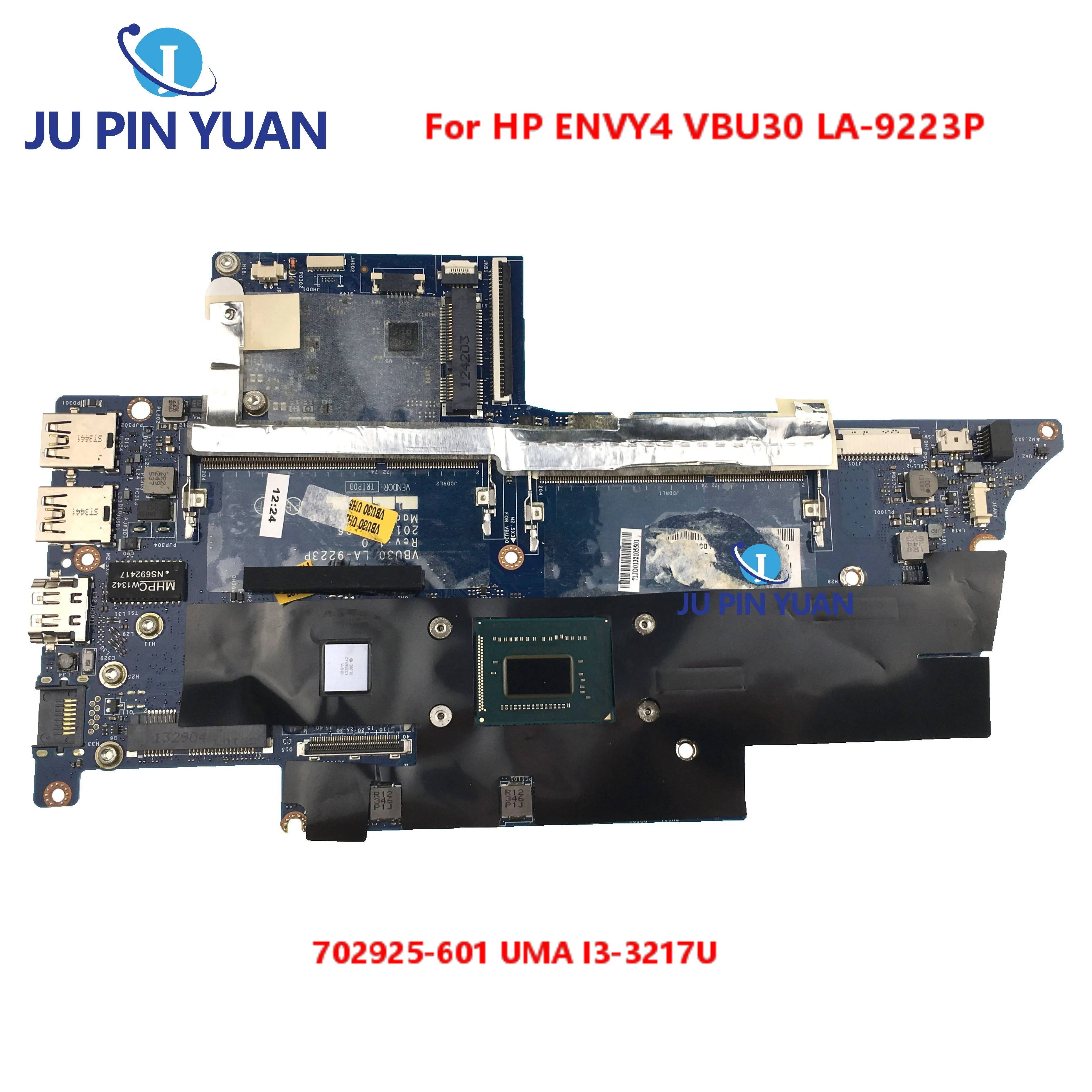 Подходит для материнской платы ноутбука ENVY4 с процессором SR0N9 I3-3217U VBU30 LA-9223P 702925-501 702 925-601 100% текста
Подходит для материнской платы ноутбука ENVY4 с процессором SR0N9 I3-3217U VBU30 LA-9223P 702925-501 702 925-601 100% текста