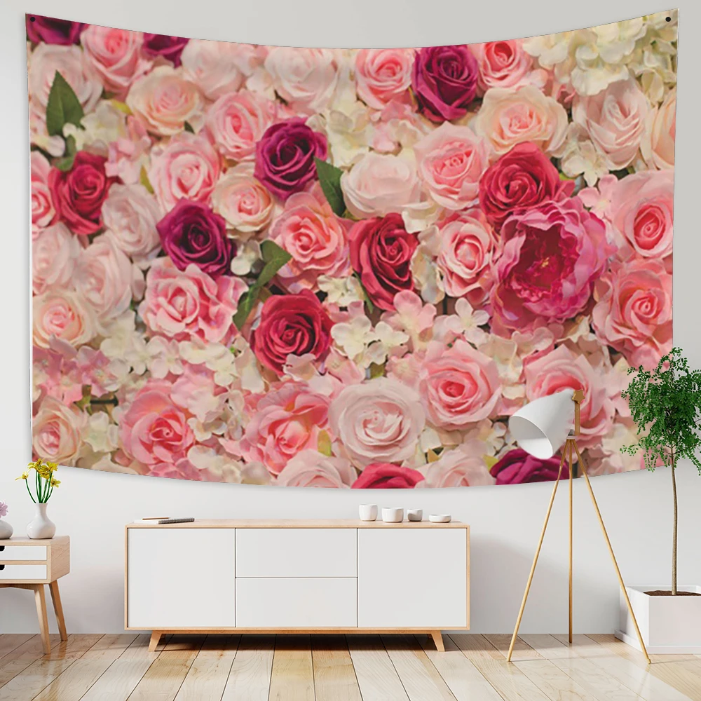 Beautiful Rose Floral Bush Tapestry Wall Hanging Romantic Fresh Style Bedroom Art Ins Tapestry Wedding Background Decor
Beautiful Rose Floral Bush Tapestry Wall Hanging Romantic Fresh Style Bedroom Art Ins Tapestry Wedding Background Decor