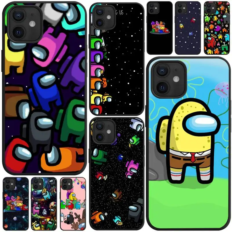 Colorful Among Us Game Cover Fundas Coque Phone Case For Apple IPhone 13 12 11 Pro XS MAX XR 8 7 6 6S Plus X Cover
Colorful Among Us Game Cover Fundas Coque Phone Case For Apple IPhone 13 12 11 Pro XS MAX XR 8 7 6 6S Plus X Cover