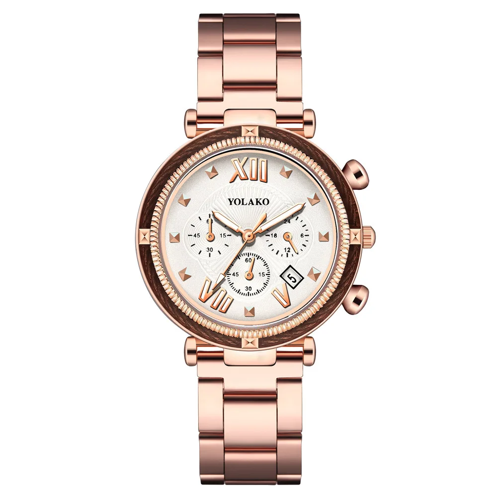 Irregular Watches Women Luxury Simple Analog Quartz Watch Steel Business Wristwatch Three Eye Calendar Steel Band Reloj De Mujer
Irregular Watches Women Luxury Simple Analog Quartz Watch Steel Business Wristwatch Three Eye Calendar Steel Band Reloj De Mujer