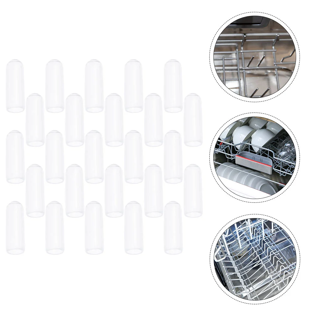 200pcs Dishwasher Rack Cap Prime Durable Tip Tine Cover Protective Cap Round End Cap for Shelf Dishwasher
200pcs Dishwasher Rack Cap Prime Durable Tip Tine Cover Protective Cap Round End Cap for Shelf Dishwasher