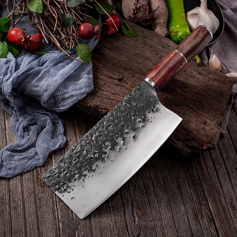 9Cr18 High Carbon Steel Slicing Knife Handmade Traditional Chinese Kitchen Knife for Cutting Meat Vegetables Durable Sharp Tools
9Cr18 High Carbon Steel Slicing Knife Handmade Traditional Chinese Kitchen Knife for Cutting Meat Vegetables Durable Sharp Tools