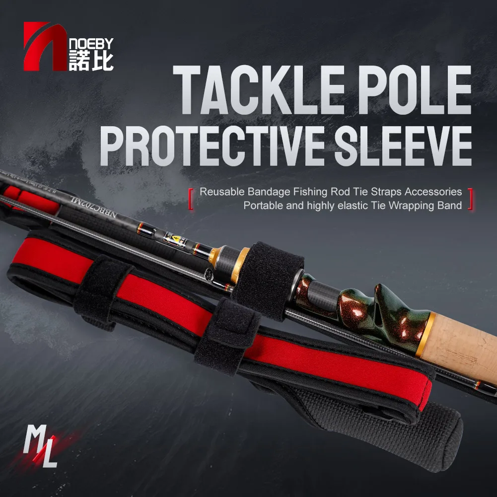 Noeby Adjustable Length Rope Strap Fishing Rod Protective Sleeve Spinning Casting Rods Holder Tip Storage Pesca Tackle
Noeby Adjustable Length Rope Strap Fishing Rod Protective Sleeve Spinning Casting Rods Holder Tip Storage Pesca Tackle