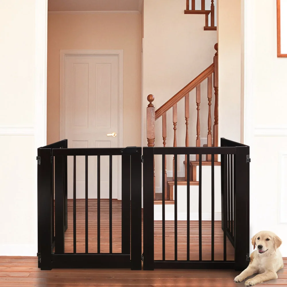 Casual Home Configurable Freestanding Pet Gate with Walk Through Door - Espresso
Casual Home Configurable Freestanding Pet Gate with Walk Through Door - Espresso