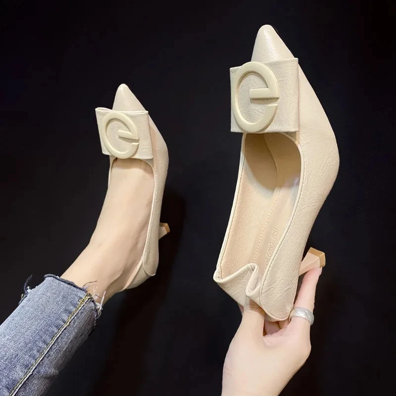 Women's High Heels Thin Heels Temperament New Single Shoes Spring And Autumn Versatile Soft Shoes Pointed Women's Shoes Summer
Women's High Heels Thin Heels Temperament New Single Shoes Spring And Autumn Versatile Soft Shoes Pointed Women's Shoes Summer