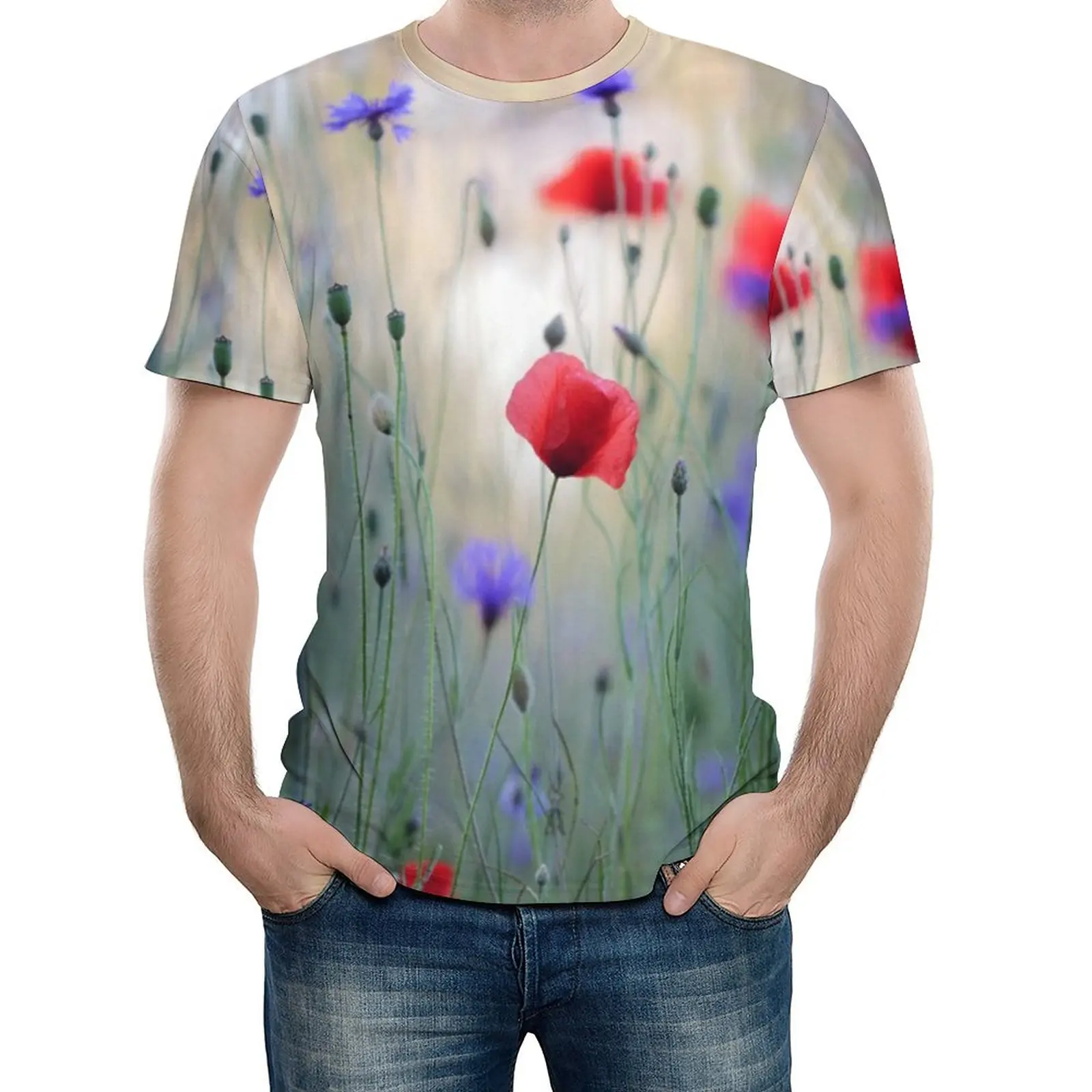 T-shirts Wall Murals Wild Flower Meadow with Poppies And Cornflowers.jpg Creative Home Eur Size Vintage
T-shirts Wall Murals Wild Flower Meadow with Poppies And Cornflowers.jpg Creative Home Eur Size Vintage