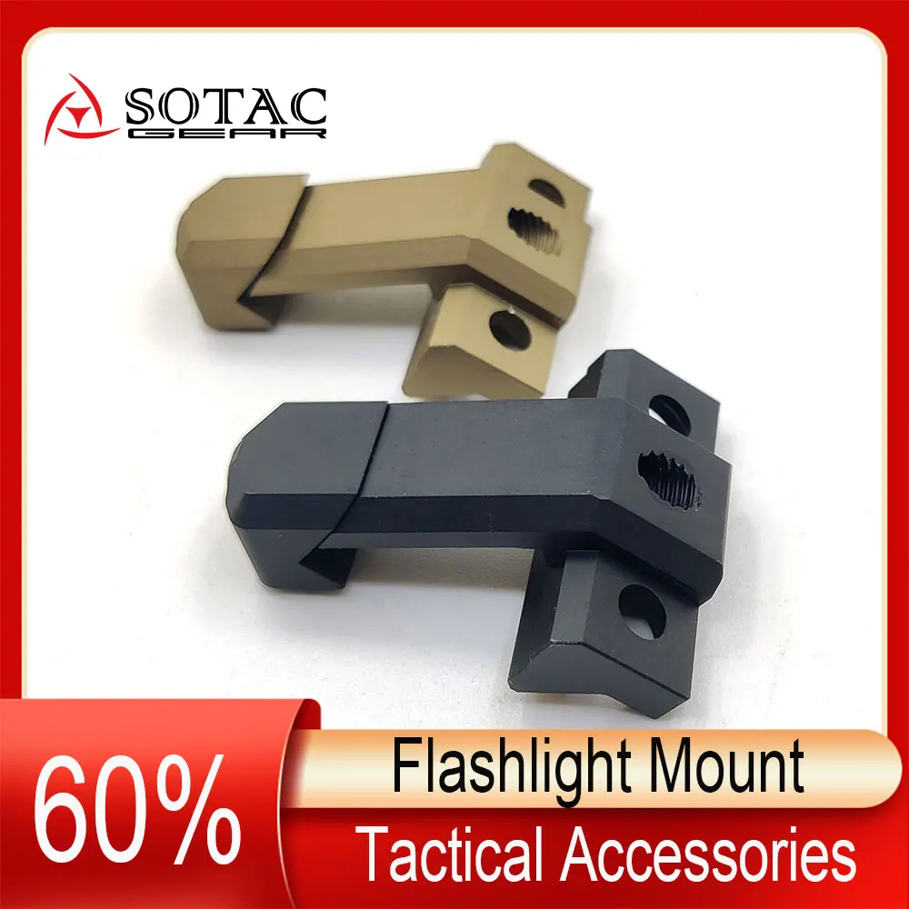SOTAC Weapon Flashlight Offside Mount for M600 M300 Mlok Keymod Scout Light Mounts Hunting Tactical Accessories
SOTAC Weapon Flashlight Offside Mount for M600 M300 Mlok Keymod Scout Light Mounts Hunting Tactical Accessories