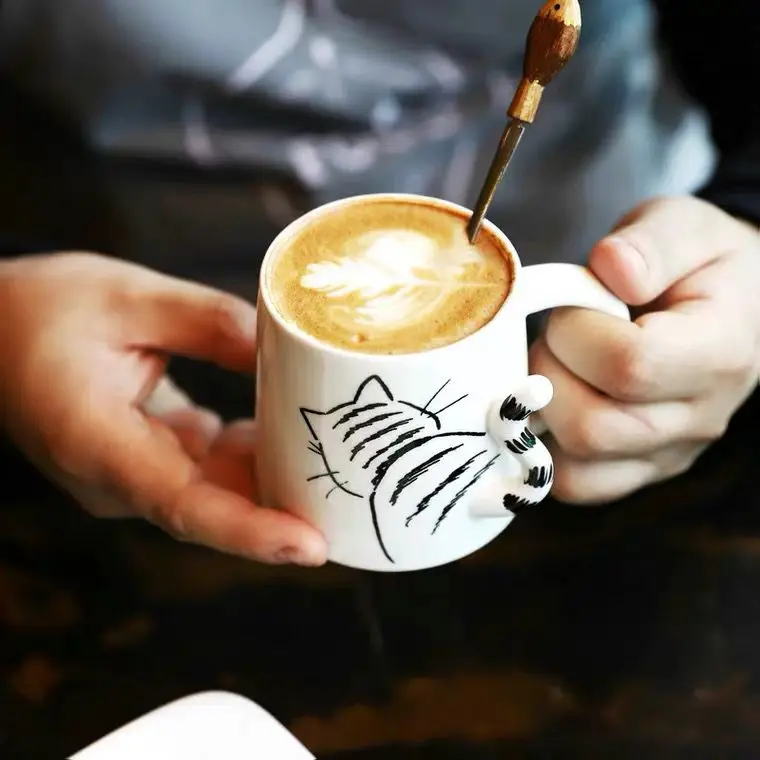 Japanese-style Cartoon Mug Cute Three-dimensional Cat Coffee Milk Ceramics Water Cup Birthday Gift
Japanese-style Cartoon Mug Cute Three-dimensional Cat Coffee Milk Ceramics Water Cup Birthday Gift
