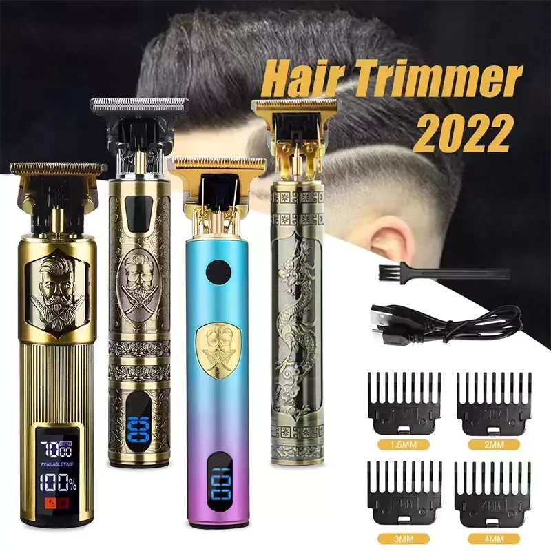 All Metal Vintage T9 Machine Women's Hair Clipper Hairdresser Professional Haircut Machine 0 Mm Nose and Ear Trimmer Finish
All Metal Vintage T9 Machine Women's Hair Clipper Hairdresser Professional Haircut Machine 0 Mm Nose and Ear Trimmer Finish