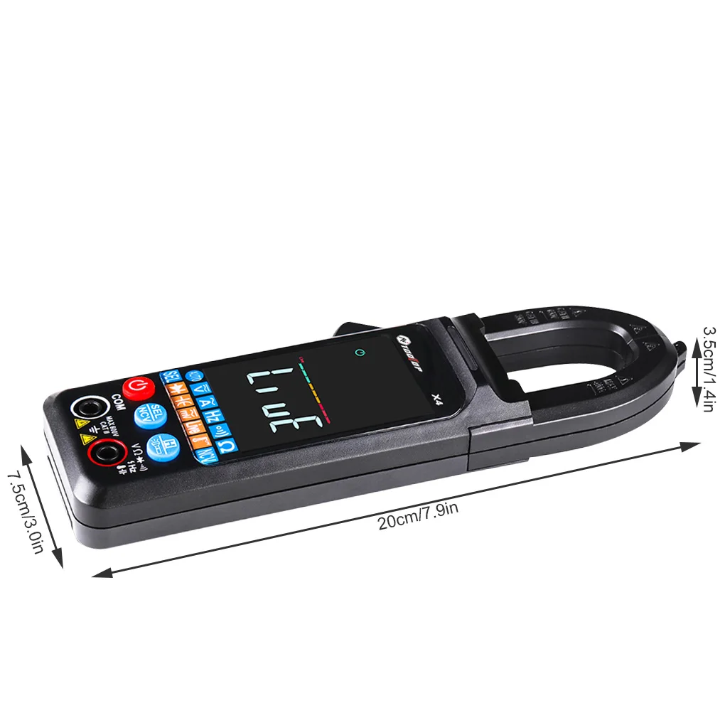 TOOLTOP X4 Digital Clamp Meter Large Screen AC Current Multimeter Smart Auto Voltmeter Tester Tool
TOOLTOP X4 Digital Clamp Meter Large Screen AC Current Multimeter Smart Auto Voltmeter Tester Tool