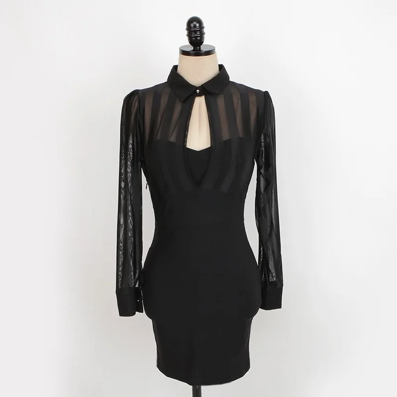 2022 Fashion Spring and Autumn Fashion Dresses Temperament Sexy Long-sleeved Mesh Stitching Slim Slimming Hip Dress for Women
2022 Fashion Spring and Autumn Fashion Dresses Temperament Sexy Long-sleeved Mesh Stitching Slim Slimming Hip Dress for Women
