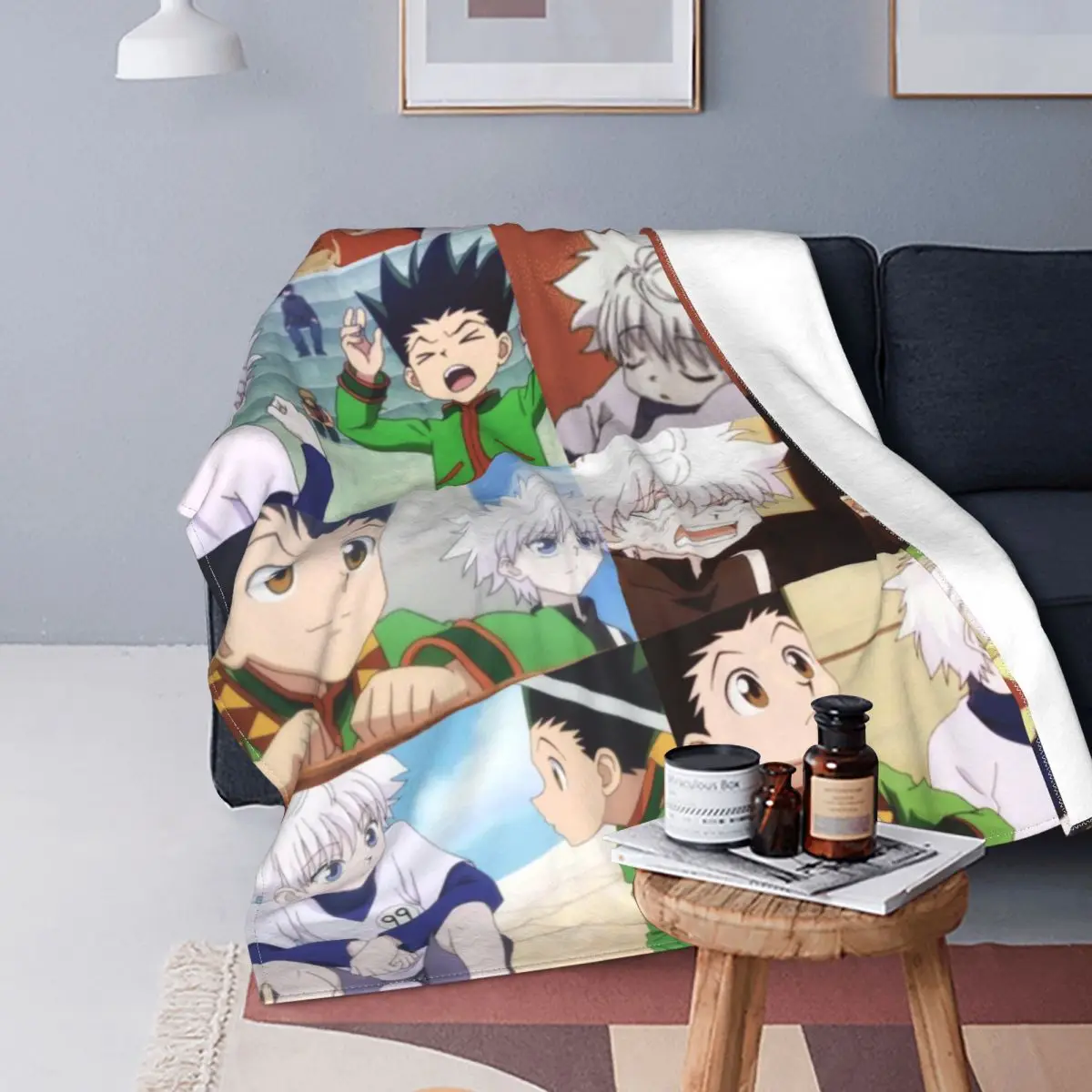 Kawaii Freecss Gon Blanket Fleece All Season Anime Hunter X Hunter Portable Super Warm Throw Blanket for Sofa Outdoor Quilt
Kawaii Freecss Gon Blanket Fleece All Season Anime Hunter X Hunter Portable Super Warm Throw Blanket for Sofa Outdoor Quilt