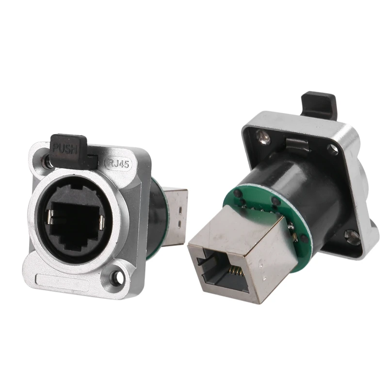 2PC RJ45 Shield Network Connector 8P8C Female Panel Mount Sockets RJ45 Ethernet Connector
2PC RJ45 Shield Network Connector 8P8C Female Panel Mount Sockets RJ45 Ethernet Connector