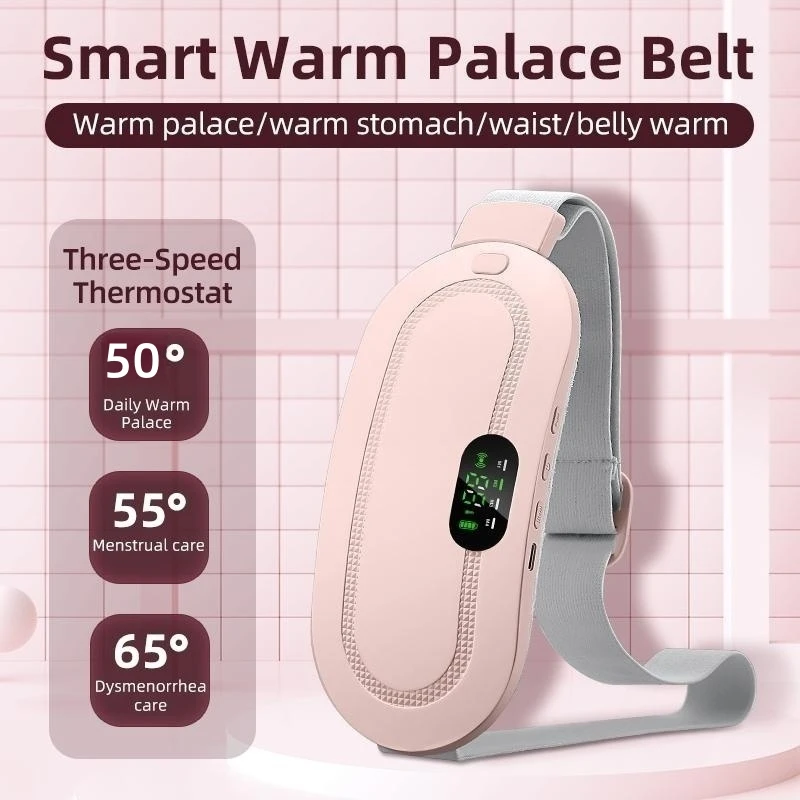 

Smart Warm Palace Belt Massager Wireless Vibration Massage Portable Smart Hot Compress Timing Abdominal Massage FDA CE FCC ROHS