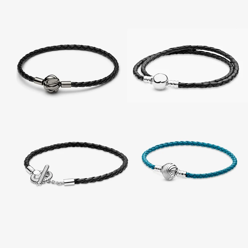Woven hand rope Pandora bracelet double 925 logo sterling silver charm hot selling women's jewelry DIY fashion high grade
Woven hand rope Pandora bracelet double 925 logo sterling silver charm hot selling women's jewelry DIY fashion high grade