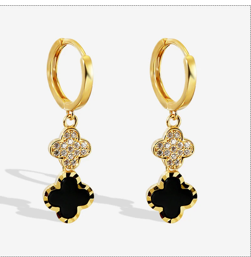 S925 Sterling Silver Clover Earrings High Sense Of Minority Temperament Versatile Earrings Women's Summer Style Is Not Allergic
S925 Sterling Silver Clover Earrings High Sense Of Minority Temperament Versatile Earrings Women's Summer Style Is Not Allergic
