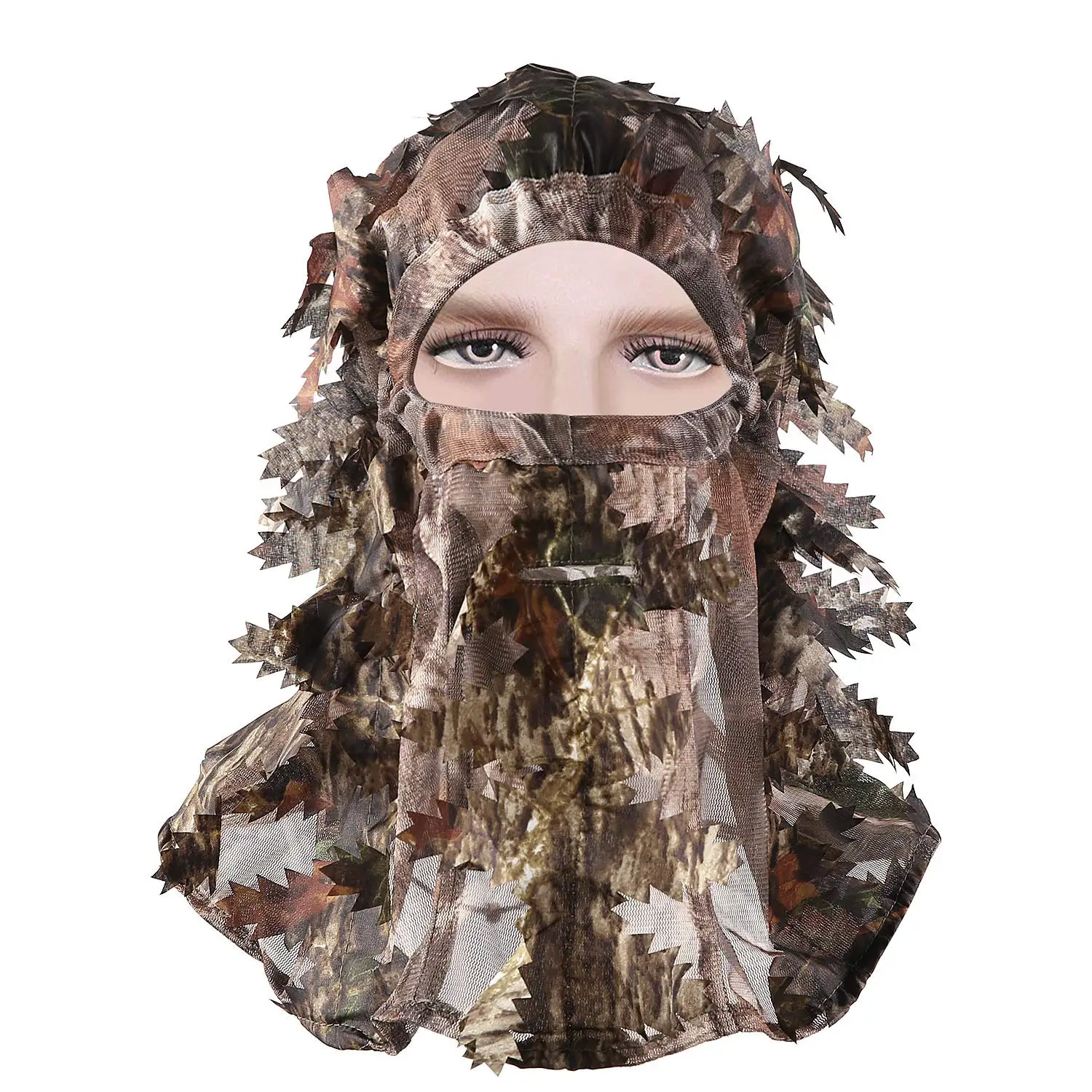 Tactical Hunitng Camouflage Leafy Hat Ghillie Full Face Mask 3D Full Cover Camo Headwear Turkey Hunting Airsoft Accessories
Tactical Hunitng Camouflage Leafy Hat Ghillie Full Face Mask 3D Full Cover Camo Headwear Turkey Hunting Airsoft Accessories