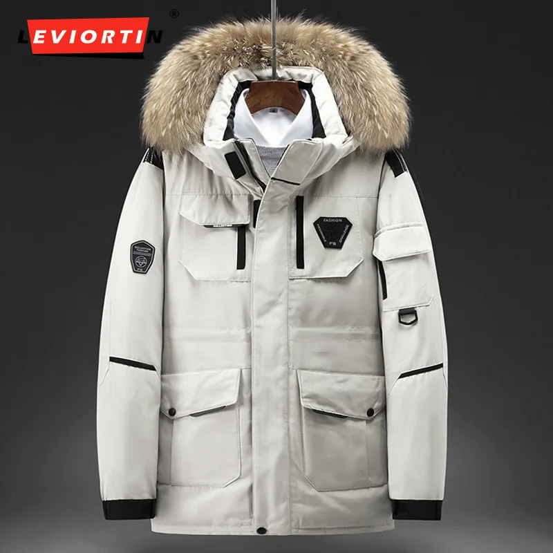 Men Winter Down Jacket 90% White Duck Fashion Thick Warm Snow Parka Jacket Overcoat for Male Windbreaker Fur Hooded Down Coat
Men Winter Down Jacket 90% White Duck Fashion Thick Warm Snow Parka Jacket Overcoat for Male Windbreaker Fur Hooded Down Coat