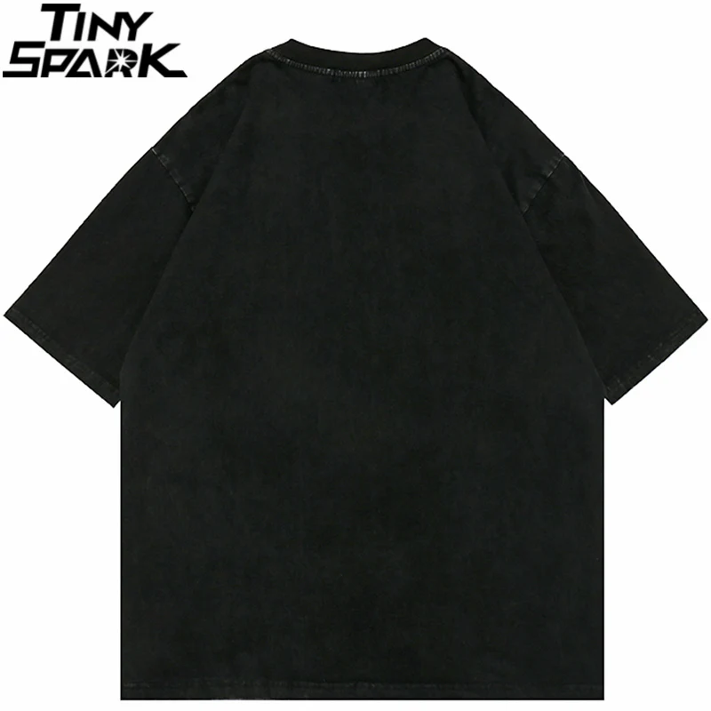 Уличная футболка в стиле хип-хоп с принтом молния Череп буквенным для девочек