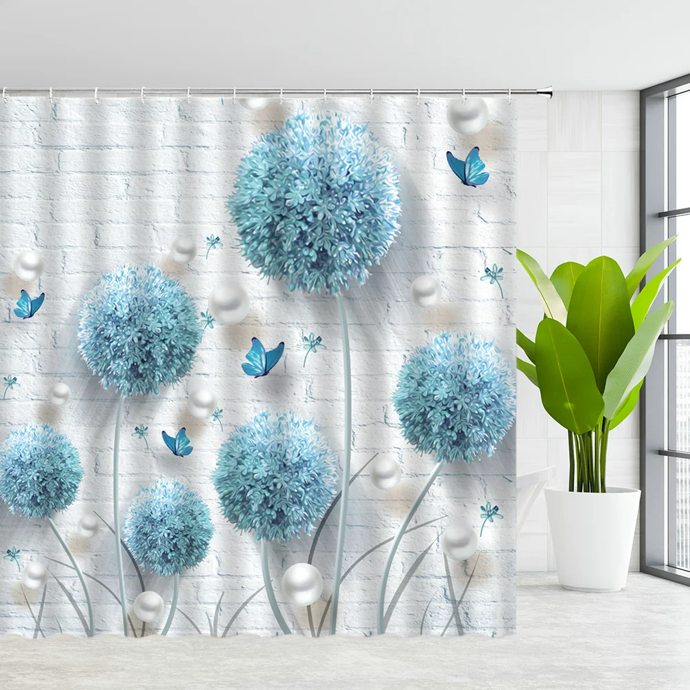 Dandelion Flower Shower Curtain 3D Print Watercolor Floral Simple Home Decor Waterproof Fabric Bathroom Bathtub Screen with Hook 
Dandelion Flower Shower Curtain 3D Print Watercolor Floral Simple Home Decor Waterproof Fabric Bathroom Bathtub Screen with Hook