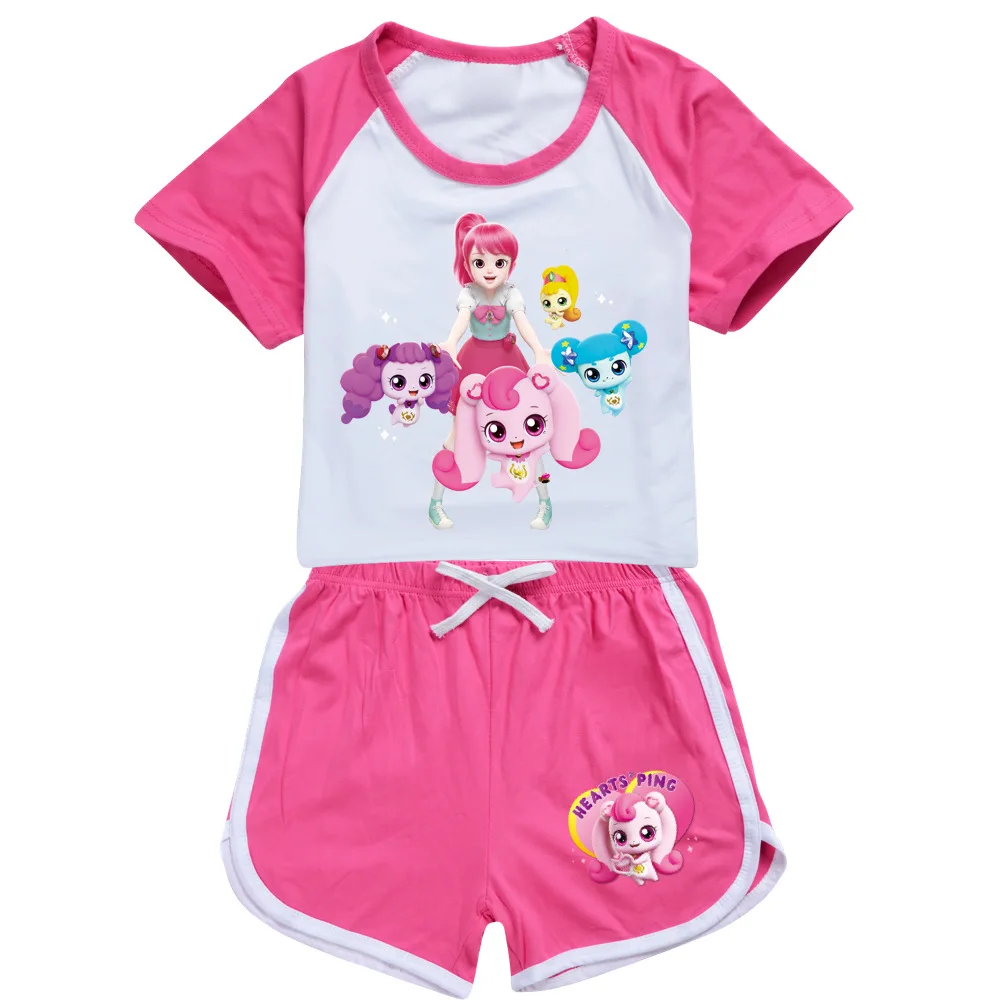 2022 New Girls Boys Summer Set HEART'S PING Kids Sports T Shirt +Pants 2-piece Set Baby Clothes Comfortable Outfits Pyjamas 2-16
2022 New Girls Boys Summer Set HEART'S PING Kids Sports T Shirt +Pants 2-piece Set Baby Clothes Comfortable Outfits Pyjamas 2-16