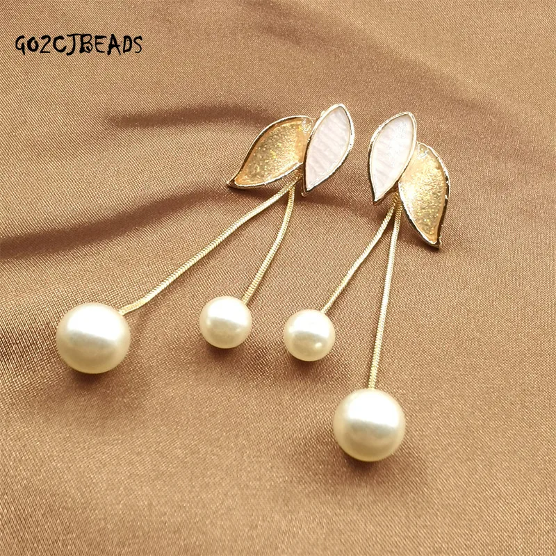 New Trendy Leaves Long Fringe Earrings Bohemia Fringe Earring Long Fringe Pearl Drop Earrings Women Party Birthday Wedding Gift
New Trendy Leaves Long Fringe Earrings Bohemia Fringe Earring Long Fringe Pearl Drop Earrings Women Party Birthday Wedding Gift