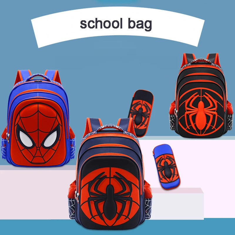 Disney Spiderman School Bag Captain America Children 3d Cute Design Anime Figure Backpack Boys Primary Kids Kindergarten Gift
Disney Spiderman School Bag Captain America Children 3d Cute Design Anime Figure Backpack Boys Primary Kids Kindergarten Gift