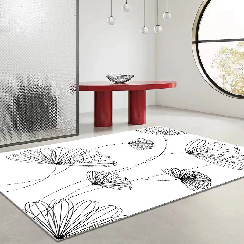 Modern Black White Geometric Plush Rug Lush Soft Doormat Floor Mat Carpet Home Living Bath Room Anti Slip Imitation Cashmere
Modern Black White Geometric Plush Rug Lush Soft Doormat Floor Mat Carpet Home Living Bath Room Anti Slip Imitation Cashmere