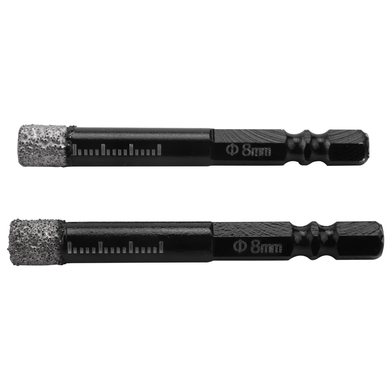 2Pcs Diamond Drill Bits Electrical Tools Drill Bit 6/8 Mm Hexagonal Shank Vaccum Brazed Dry Drill Core Bits For Tile
2Pcs Diamond Drill Bits Electrical Tools Drill Bit 6/8 Mm Hexagonal Shank Vaccum Brazed Dry Drill Core Bits For Tile