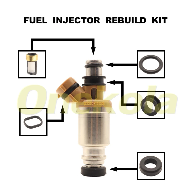 Fuel Injector Service Repair Kit Filters Orings Seals Grommets for Toyota Corolla 1.6 Carina Corona 23250-16150 23209-16150
Fuel Injector Service Repair Kit Filters Orings Seals Grommets for Toyota Corolla 1.6 Carina Corona 23250-16150 23209-16150