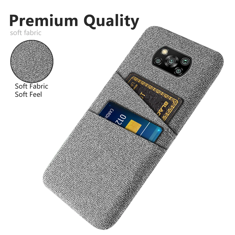 Fabric Case Poco X3 Case For Xiaomi Poco X3 NFC Luxury Dual Cards Texture Soft Back Cover For Xiaomi Poco X3 PocoX3 Pro X 3
Fabric Case Poco X3 Case For Xiaomi Poco X3 NFC Luxury Dual Cards Texture Soft Back Cover For Xiaomi Poco X3 PocoX3 Pro X 3