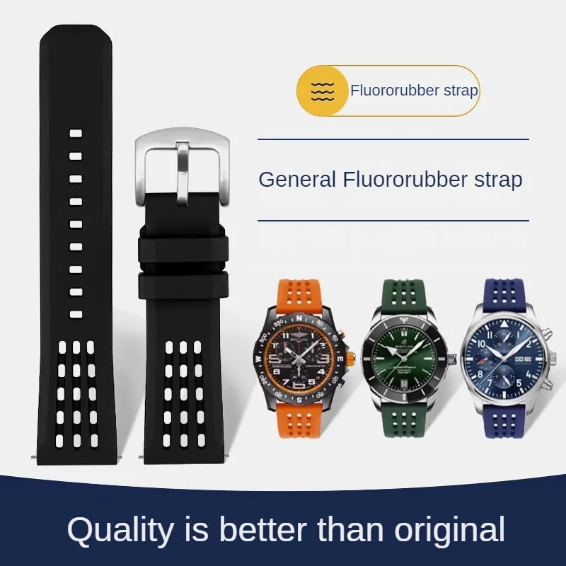Universal Brand Flat Interface Fluororubber Watch Strap For Men 18/19/20/21/22/24mm 
Universal Brand Flat Interface Fluororubber Watch Strap For Men 18/19/20/21/22/24mm
