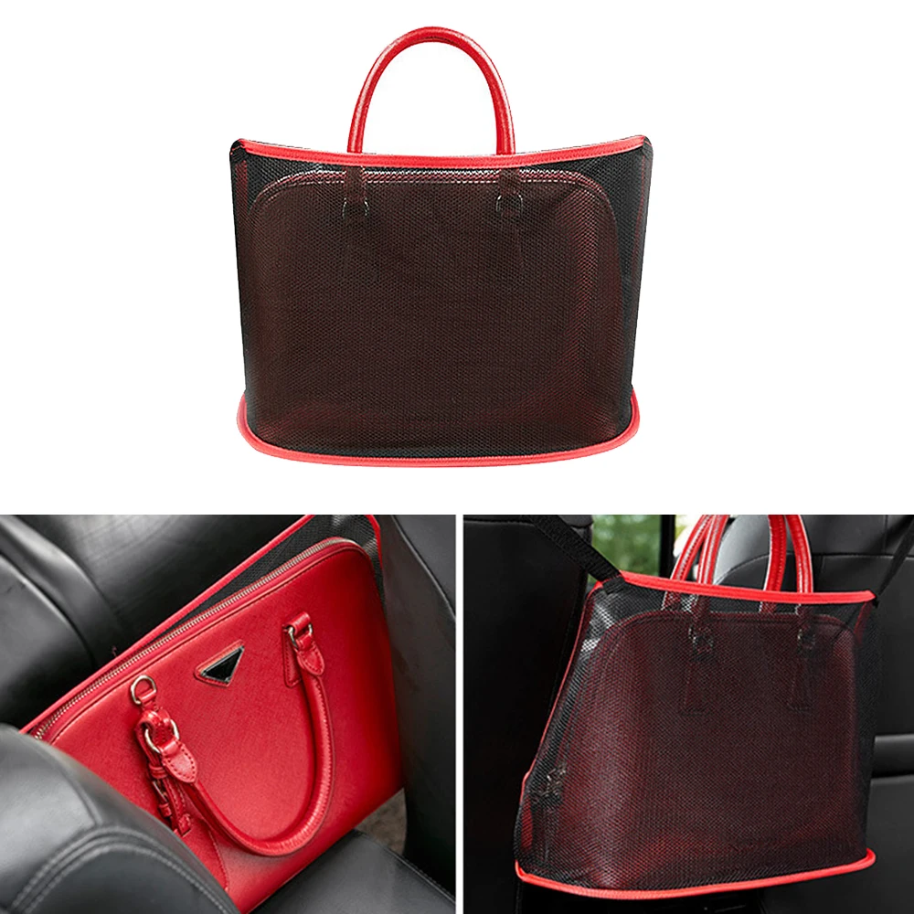 Universal Car Seat Black Storage Net Pocket Organizer Seat Back Storage Bag Mesh Holder Interior Accessory For Handbag Sundries
Universal Car Seat Black Storage Net Pocket Organizer Seat Back Storage Bag Mesh Holder Interior Accessory For Handbag Sundries