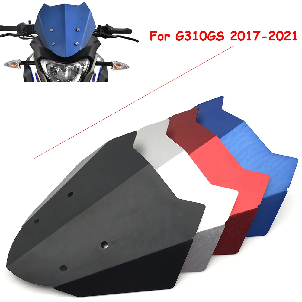 Motorcycle CNC Windshield Windscreen Front Wind Shield Deflector Fairing Cover For BMW G310GS G310 GS G 310GS 2017-2021
Motorcycle CNC Windshield Windscreen Front Wind Shield Deflector Fairing Cover For BMW G310GS G310 GS G 310GS 2017-2021