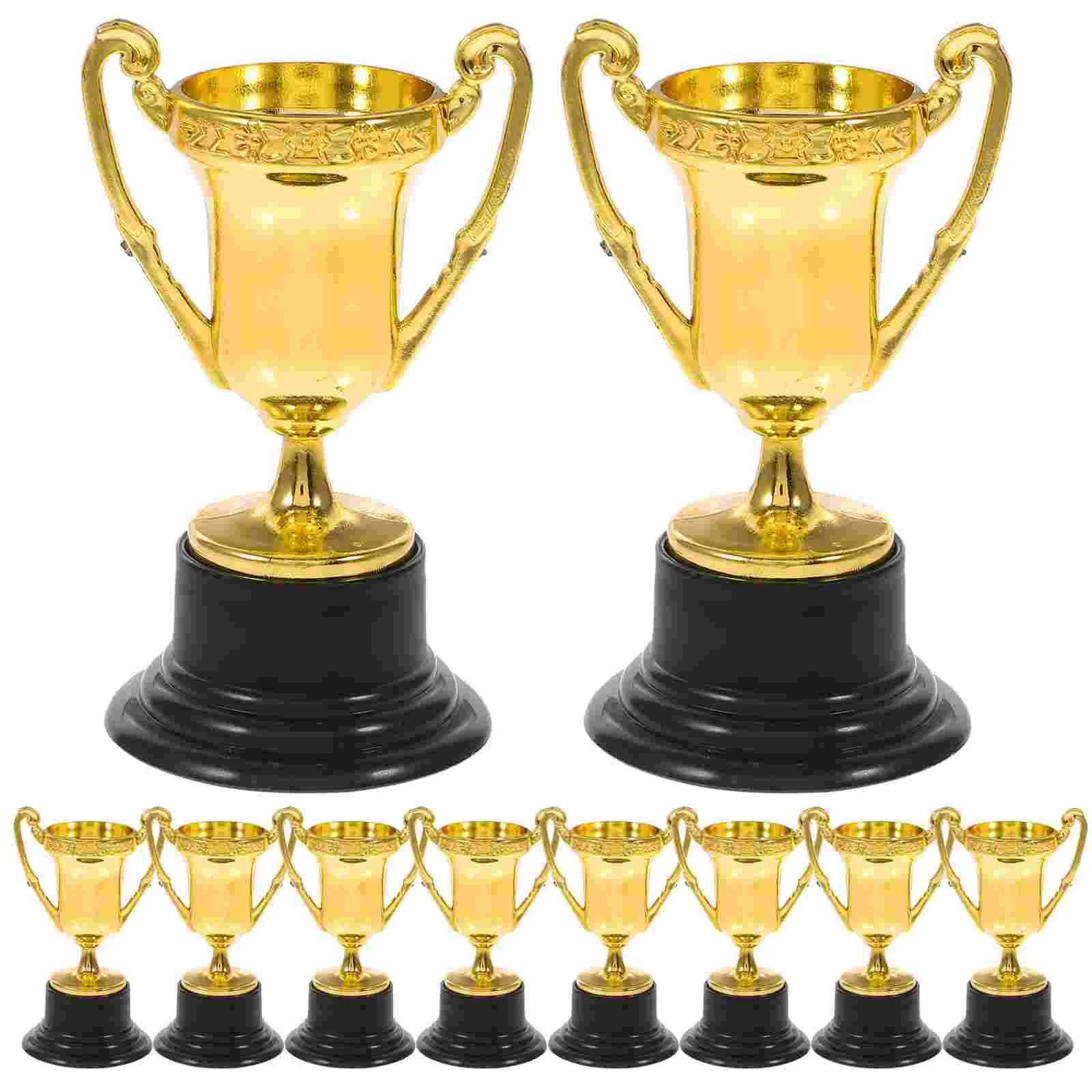 10PCS Mini Plastic Gold Cups Trophies for Party Children Early Learning Toys Prizes Trophy
10PCS Mini Plastic Gold Cups Trophies for Party Children Early Learning Toys Prizes Trophy