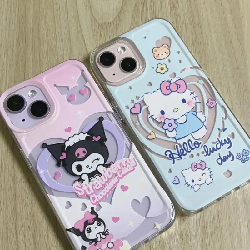Kawaii Sanrio Phone Cases Kuromi Accessories Cute Anime Apply Iphone1413Promax1211Proxs78Plus Drop-Proof Toys for Girls Gift
Kawaii Sanrio Phone Cases Kuromi Accessories Cute Anime Apply Iphone1413Promax1211Proxs78Plus Drop-Proof Toys for Girls Gift