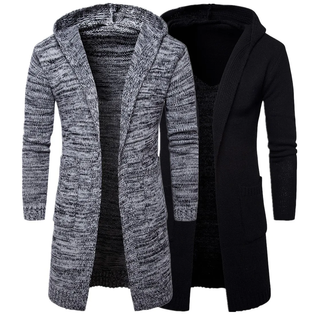 Spring and Autumn Men's Hooded Cardigan Coat Men's Clothing European and American Knitwear Sweater
Spring and Autumn Men's Hooded Cardigan Coat Men's Clothing European and American Knitwear Sweater