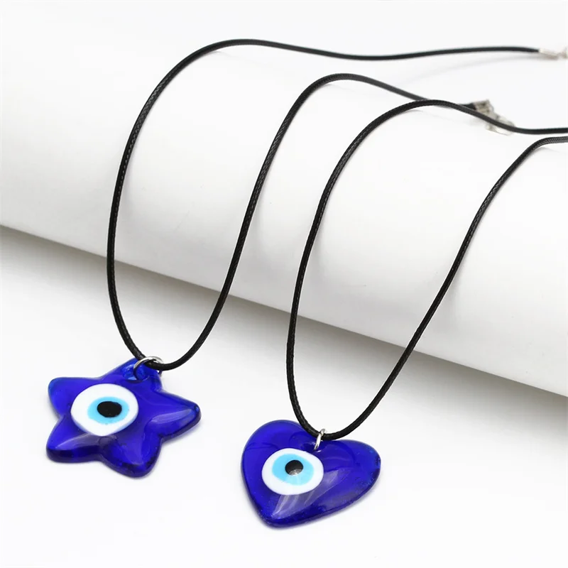 Fashion Heart Blue Evil Eye Necklace for Women Couple Turkish Friendship Jewelry Star Round Pendant Chain Choker Party Luck Gift
Fashion Heart Blue Evil Eye Necklace for Women Couple Turkish Friendship Jewelry Star Round Pendant Chain Choker Party Luck Gift
