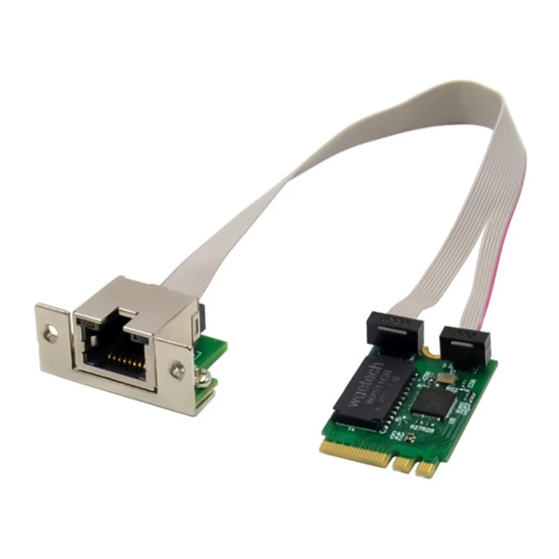 Gigabit Ethernet Card M.2 Key A+E RTL8125B Main Control 2.5G/100M/1000M M.2 Network Card Computer Accessories
Gigabit Ethernet Card M.2 Key A+E RTL8125B Main Control 2.5G/100M/1000M M.2 Network Card Computer Accessories