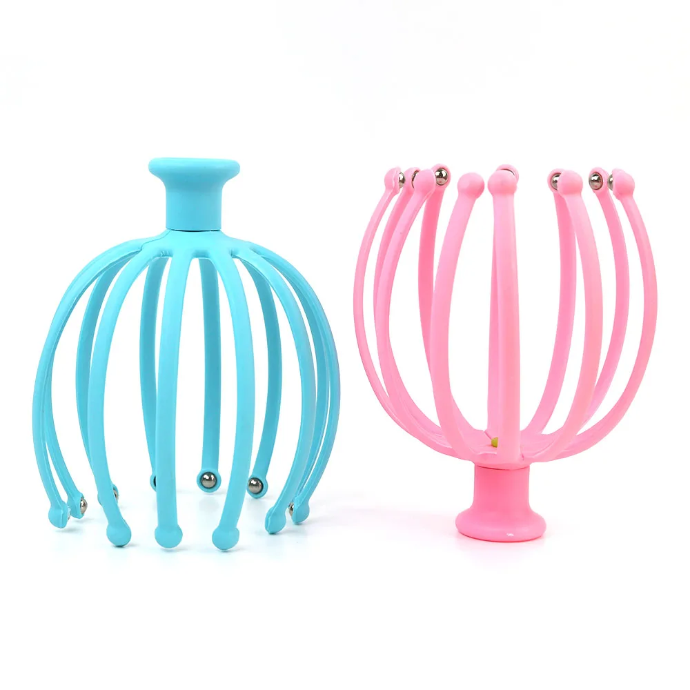 1PC Head Massager Neck Massage Octopus Scalp Stress Relax Spa Relieve Pressure Pain Relief Body Head Massage Beauty Instrument
1PC Head Massager Neck Massage Octopus Scalp Stress Relax Spa Relieve Pressure Pain Relief Body Head Massage Beauty Instrument
