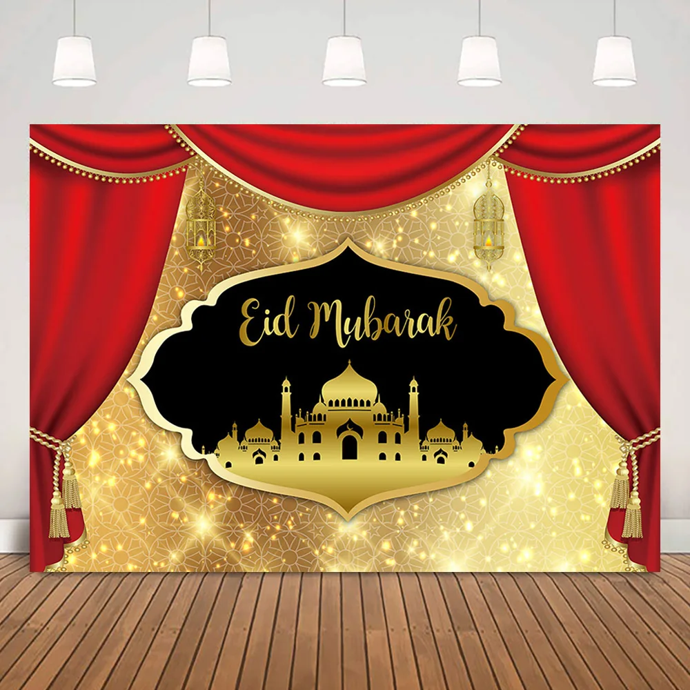 ИД Мубарак день рождения фон Золотой блестящий красный занавес фото фон для взрослых женщин мечеть лампы портрет фотография Декор 
ИД Мубарак день рождения фон Золотой блестящий красный занавес фото фон для взрослых женщин мечеть лампы портрет фотография Декор