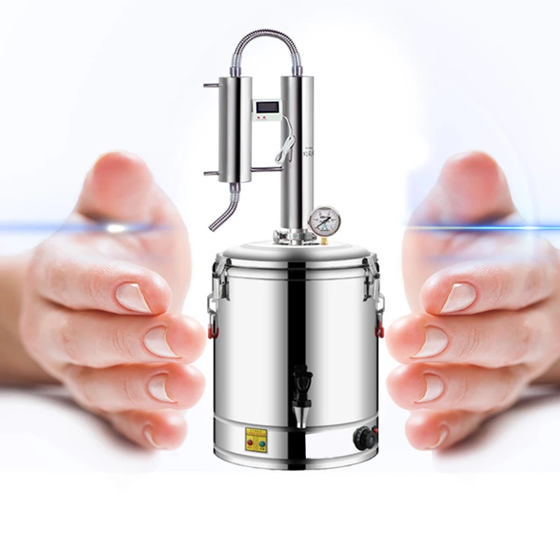 220V 30L/50L Small Wine Distiller Essential Oil Extractor Vodka Brewing Equipment Brewing Machine Pure Dew Distillation Machine
220V 30L/50L Small Wine Distiller Essential Oil Extractor Vodka Brewing Equipment Brewing Machine Pure Dew Distillation Machine