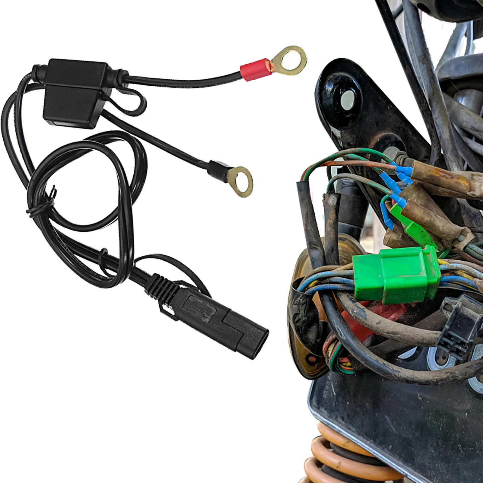 Motorcycle Battery Charger Terminal To SAE Quick Disconnect Cable Motorcycle Battery Output Connector SAE Extension Cable Batter
Motorcycle Battery Charger Terminal To SAE Quick Disconnect Cable Motorcycle Battery Output Connector SAE Extension Cable Batter