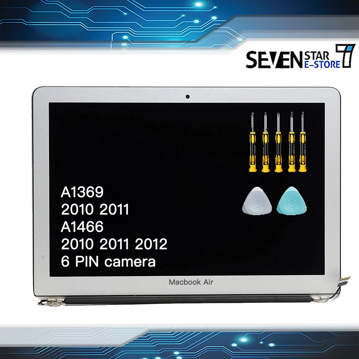 Brand NEW Genuine A1466 LCD For Apple Macbook Air 13" A1369 6Pin LED Display Screen Complete Assembly 2010 2011 2012 Year
Brand NEW Genuine A1466 LCD For Apple Macbook Air 13" A1369 6Pin LED Display Screen Complete Assembly 2010 2011 2012 Year
