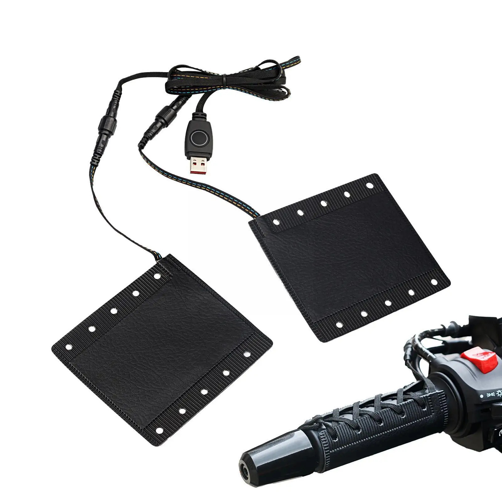5V Motorcycle Heated Handlebars Universal USB Winter Grip Handlebar Heater Electric Scooter Heating Waterproof Grip E0G8 
5V Motorcycle Heated Handlebars Universal USB Winter Grip Handlebar Heater Electric Scooter Heating Waterproof Grip E0G8