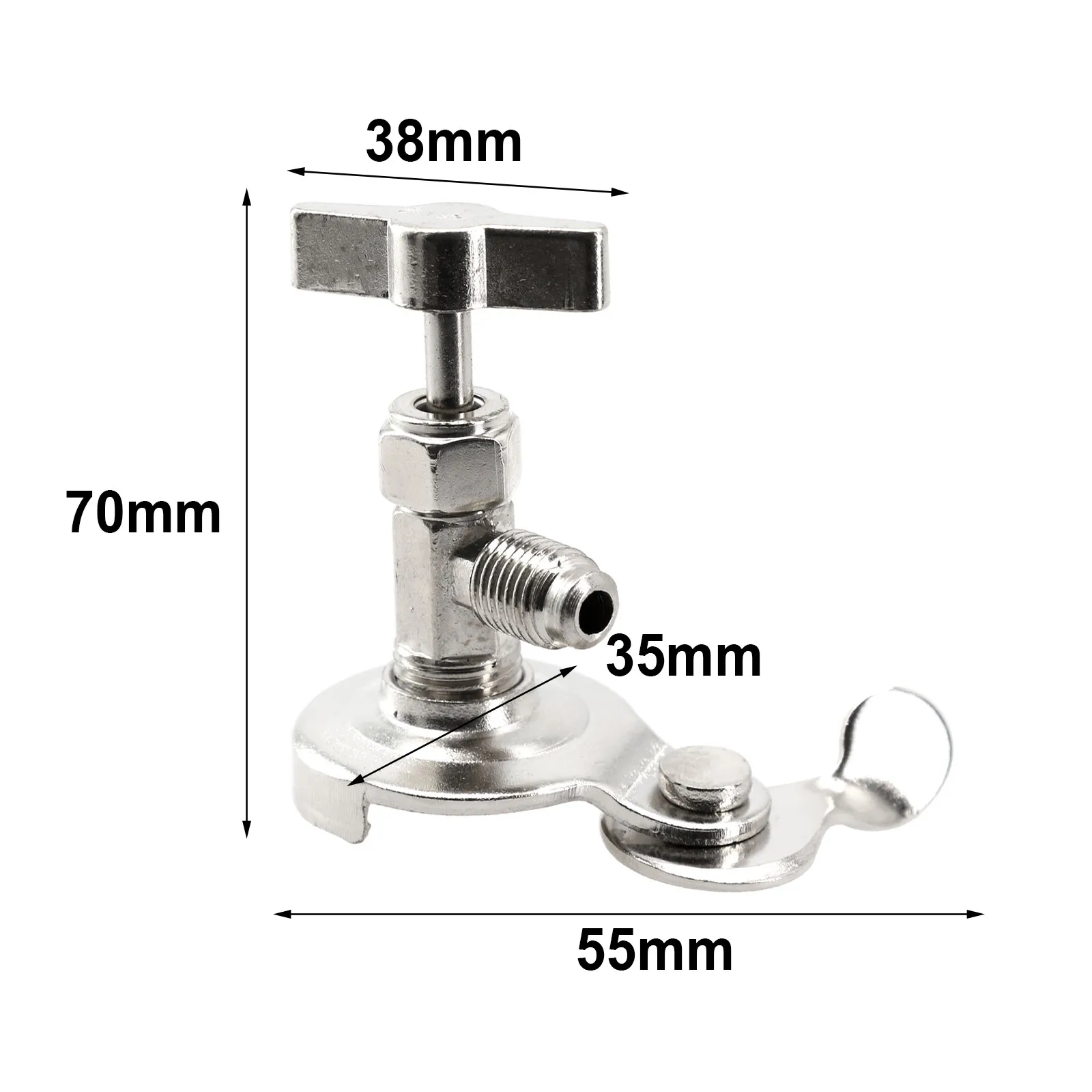 Car Can Tap Car Accessories 1 PC Can Tap Dispenser Valve Charge Hose Accessories For R12 R134a R22 R410 Practical
Car Can Tap Car Accessories 1 PC Can Tap Dispenser Valve Charge Hose Accessories For R12 R134a R22 R410 Practical