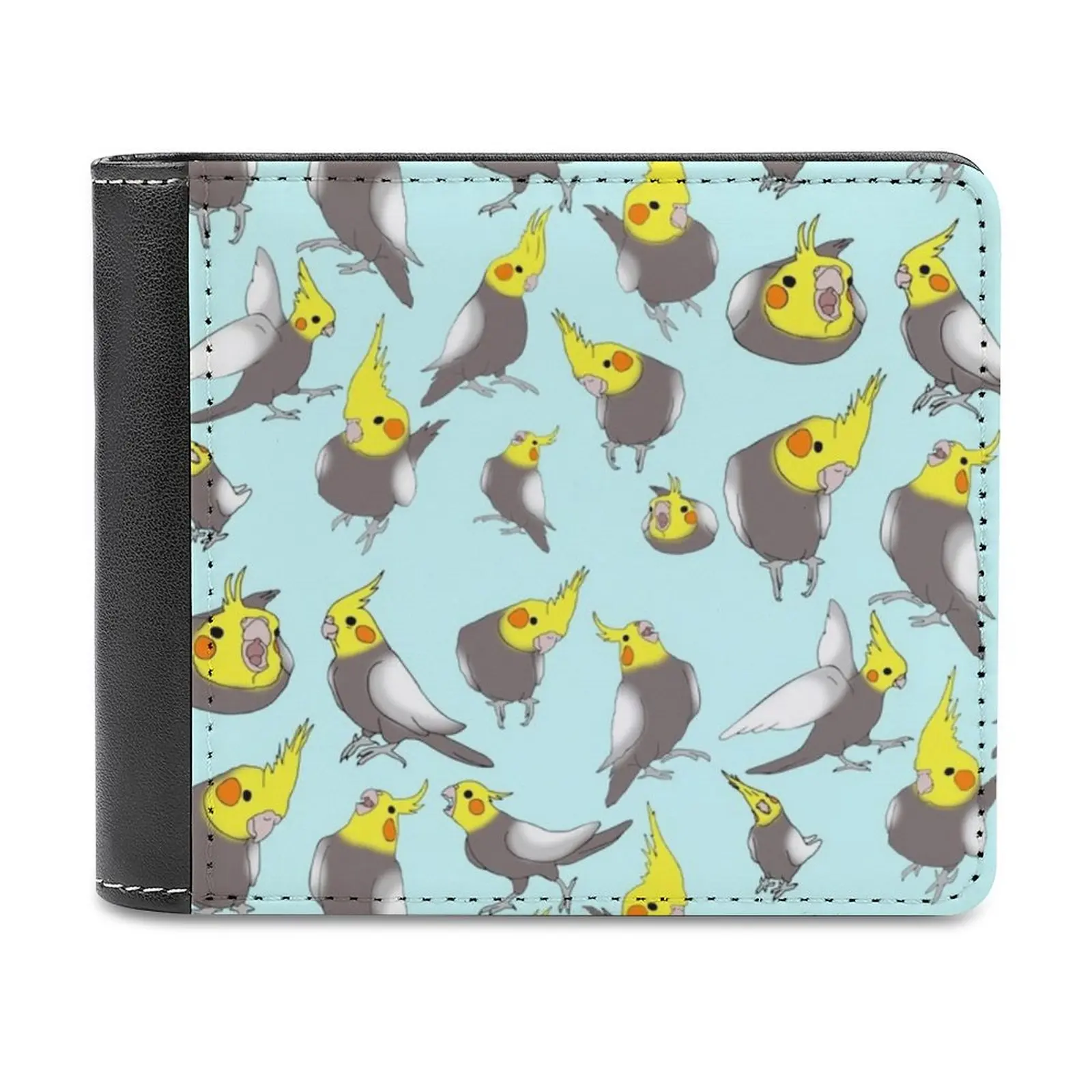 Cockatiel Doodle Pattern Leather Wallet Men's Wallet Purse Money Clips Cockatiels Parrot Birb Birds Bird Birbs Parrots Quarrion
Cockatiel Doodle Pattern Leather Wallet Men's Wallet Purse Money Clips Cockatiels Parrot Birb Birds Bird Birbs Parrots Quarrion