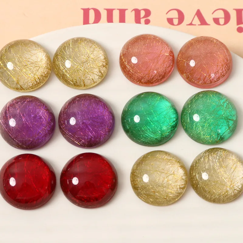 New Arrival 50pcs 20mm Half Round Pill Resin Cabochons Ornament Accessories Flatback Glitter Jewelry Hair Clip Beading Material
New Arrival 50pcs 20mm Half Round Pill Resin Cabochons Ornament Accessories Flatback Glitter Jewelry Hair Clip Beading Material