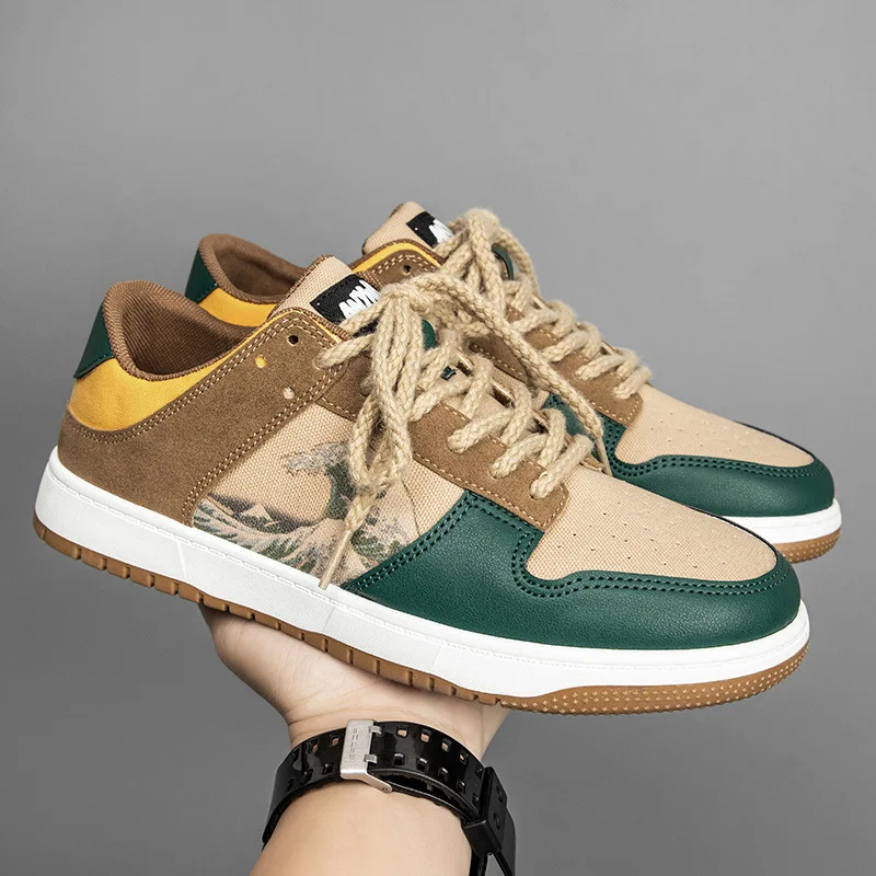 Men's Designer Fashion Canvas Sneakers Running Shoes Men's Spring/autumn Breathable Sport Shoes Flat Shoes Retro Printing Shoes
Men's Designer Fashion Canvas Sneakers Running Shoes Men's Spring/autumn Breathable Sport Shoes Flat Shoes Retro Printing Shoes