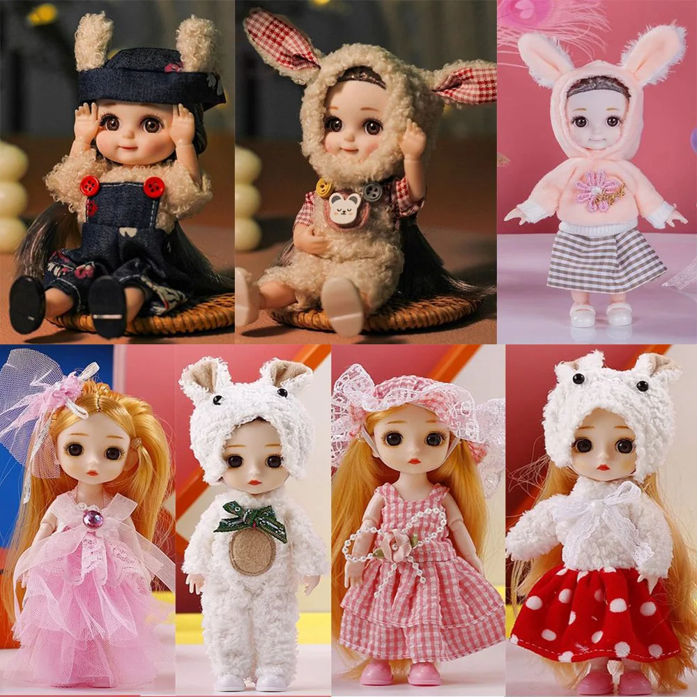 

Obitsu 11 Ob11 Кукла одежда животное кукла наряд Одежда аксессуары Костюм для Ob11 ГСК 1/12 Bjd тело Молли для куклы 16 ~ 17 см
